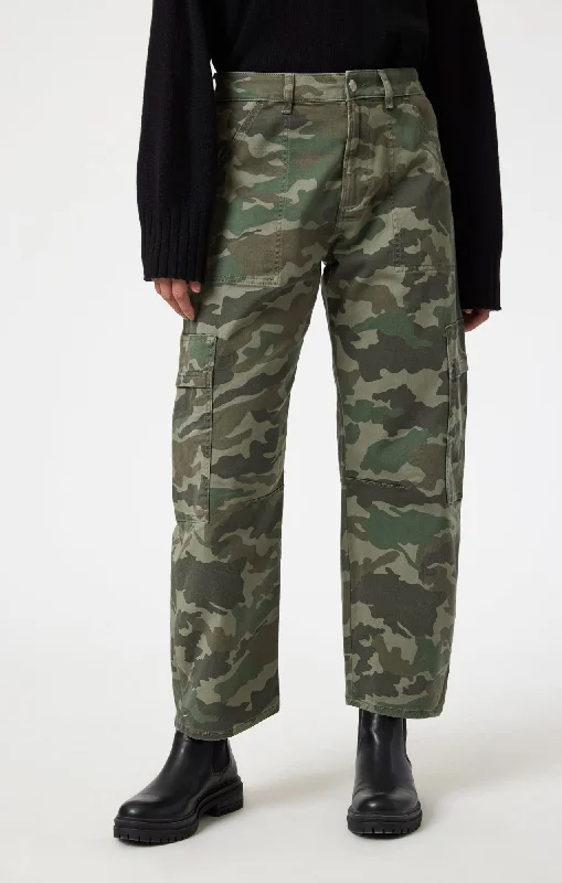 VINNIE KHAKI CAMO TWILL PANT