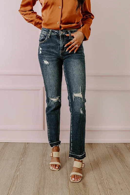 Risen The Gemmalee Midrise Distressed Jean