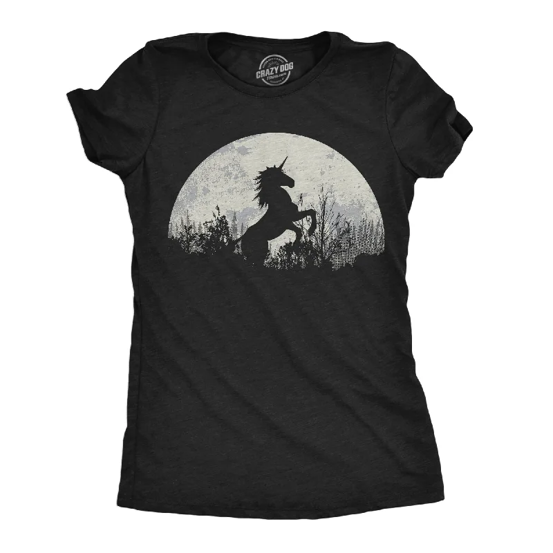 Moon Unicorn Women's T Shirt