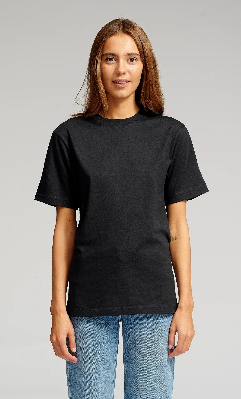 Oversized T-shirt - Sort (dame)