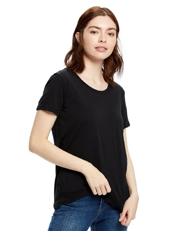 US Blanks US115 Ladies' Short-Sleeve Loose Fit Boyfriend Tee