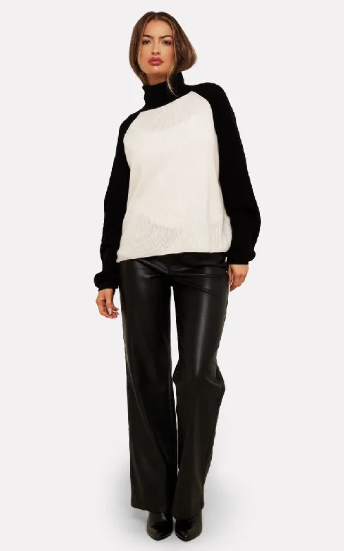 Brodie Cashmere - Susie Colourblock Cashmere Sweater