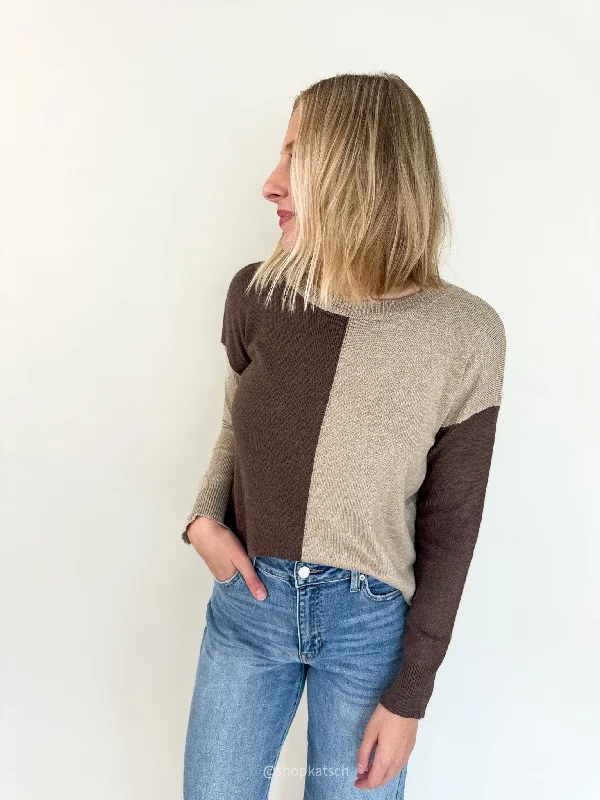 Sylvia Colorblock Sweater