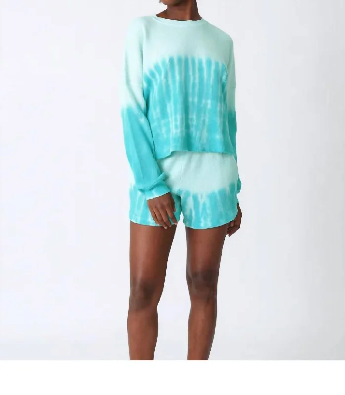 Jude Sweater In Tie Dye Blue