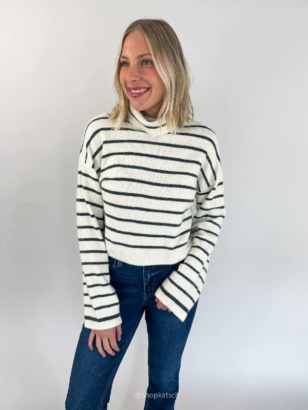 Narsha Ivory Stripe Sweater