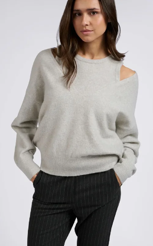 Yaya - V-neck Sweater with Matching Top