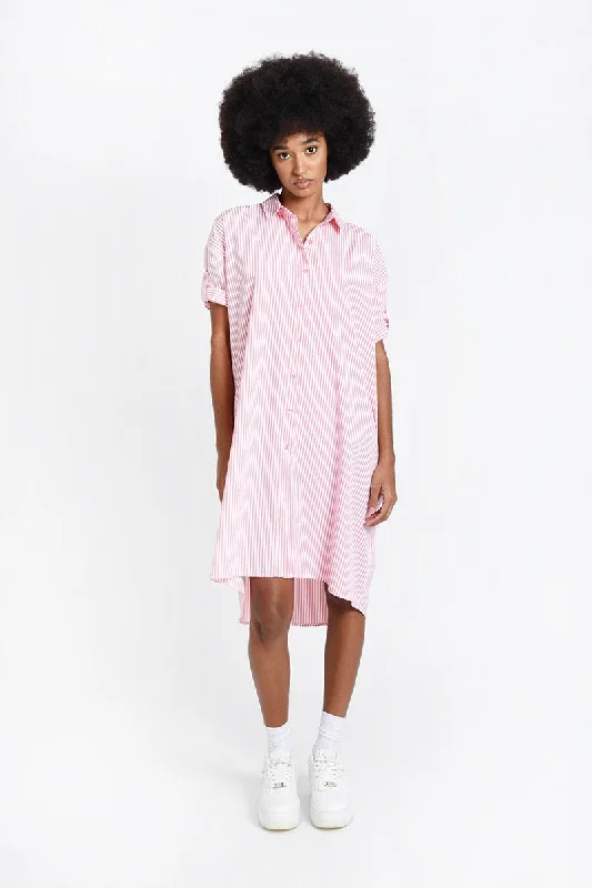 Molly Bracken Stripe Coral/White Dress