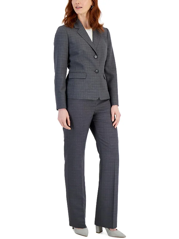 Plus   Womens Business Work Wear One-Button Suit