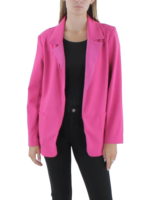 Summer Womens Suit Separate Work Wear Open-Front Blazer