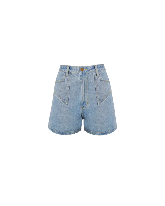 CLOVER DENIM SHORT BLUE