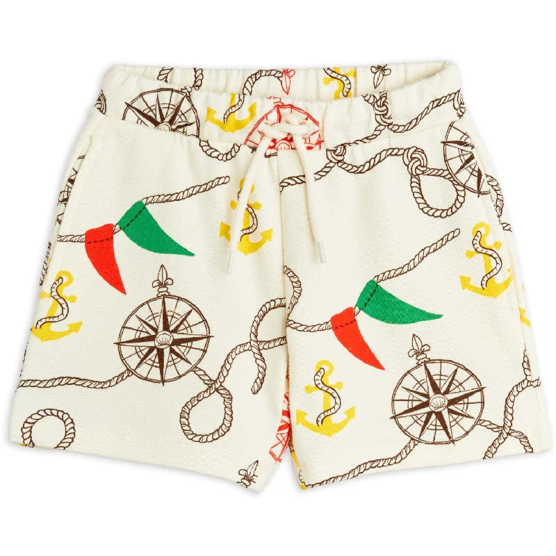 Mini Rodini Multi Nautical AOP Sweatshorts