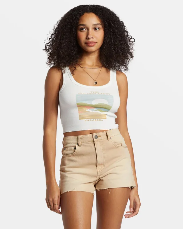 The Golden West Cropped Tank Top