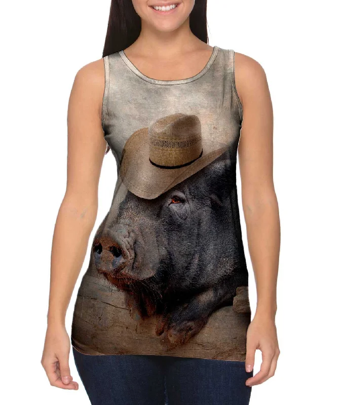 Cowboy Saloon Pig